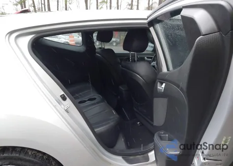 2013 Hyundai Veloster Turbo W/Blue из США, поврежденный, VIN KMHTC6AE8DU180551